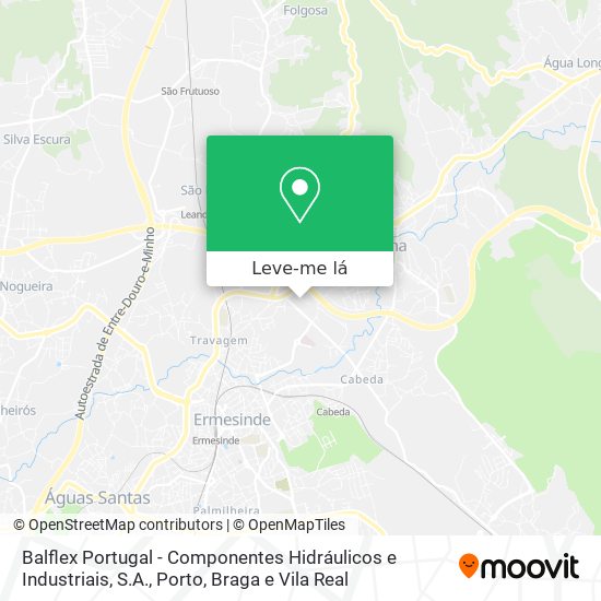 Balflex Portugal - Componentes Hidráulicos e Industriais, S.A. mapa