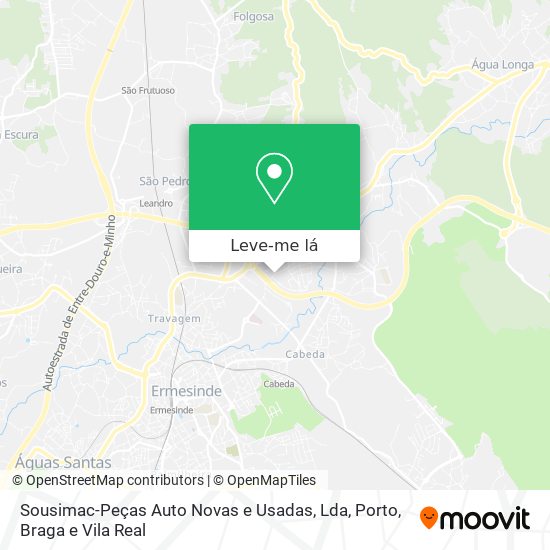 Sousimac-Peças Auto Novas e Usadas, Lda mapa