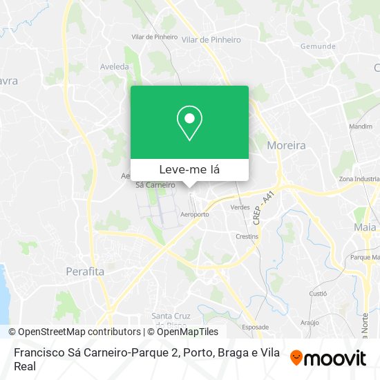 Francisco Sá Carneiro-Parque 2 mapa