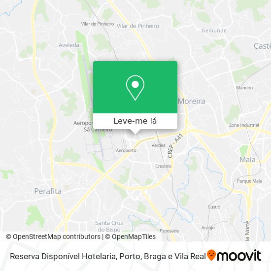 Reserva Disponível Hotelaria mapa