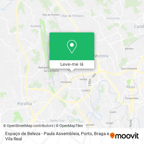 Espaço de Beleza - Paula Assembleia mapa