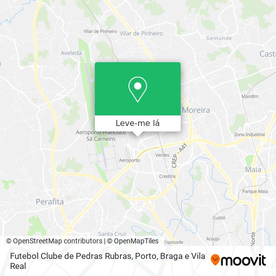 Futebol Clube de Pedras Rubras mapa