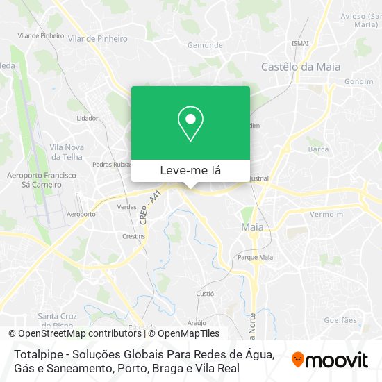 Totalpipe - Soluções Globais Para Redes de Água, Gás e Saneamento mapa