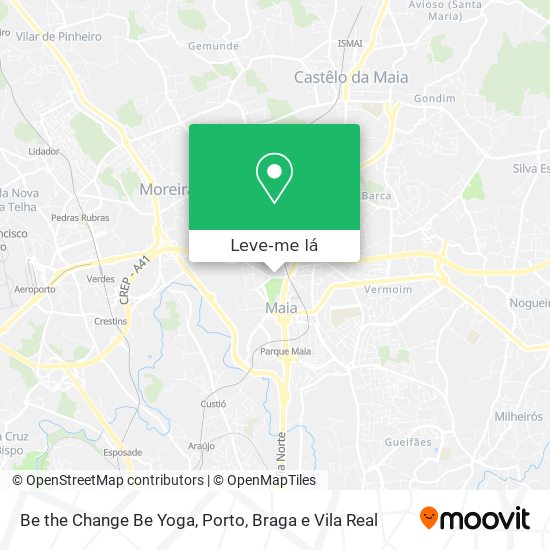 Be the Change Be Yoga mapa