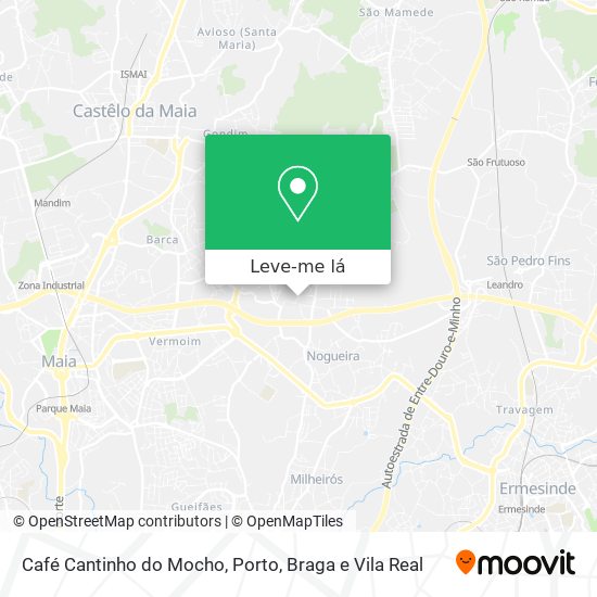 Café Cantinho do Mocho mapa