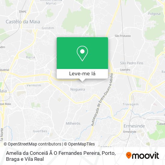 Amelia da Conceiã Ã O Fernandes Pereira mapa