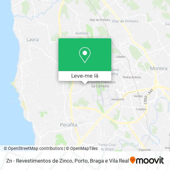 Zn - Revestimentos de Zinco mapa