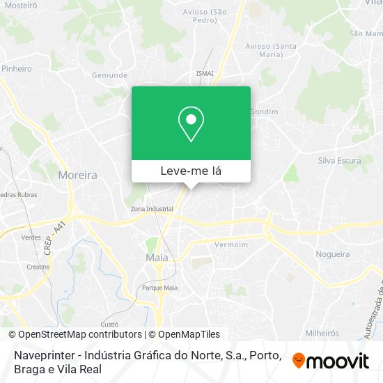 Naveprinter - Indústria Gráfica do Norte, S.a. mapa