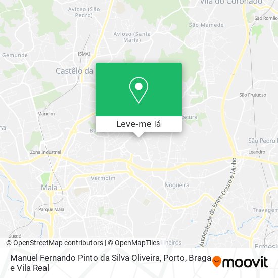 Manuel Fernando Pinto da Silva Oliveira mapa