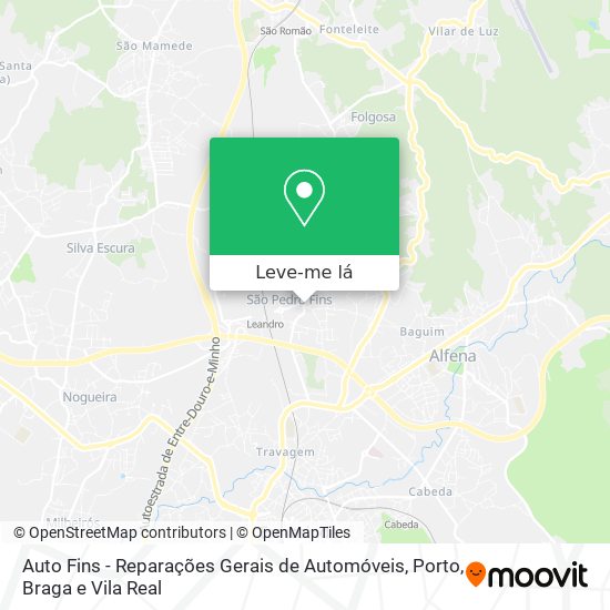 Auto Fins - Reparações Gerais de Automóveis mapa