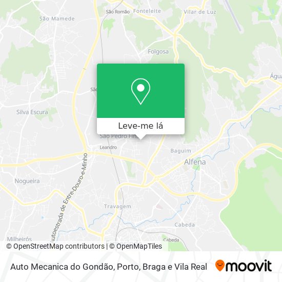 Auto Mecanica do Gondão mapa