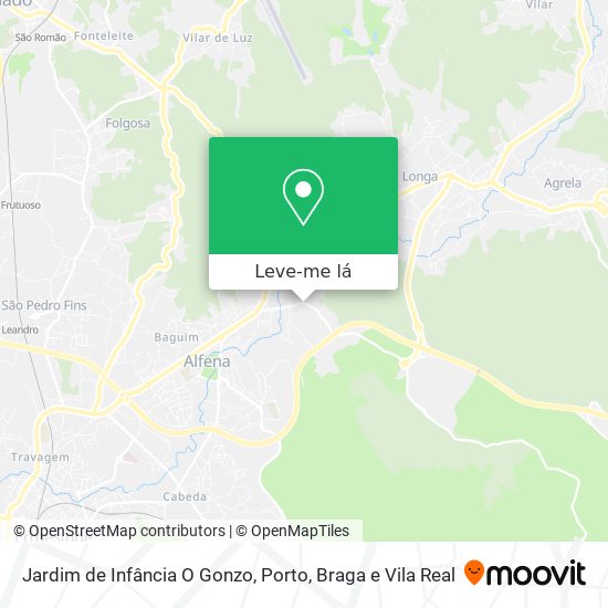 Jardim de Infância O Gonzo mapa