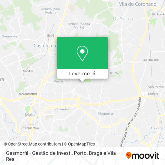 Gesmorfil - Gestão de Invest. mapa