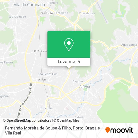 Fernando Moreira de Sousa & Filho mapa