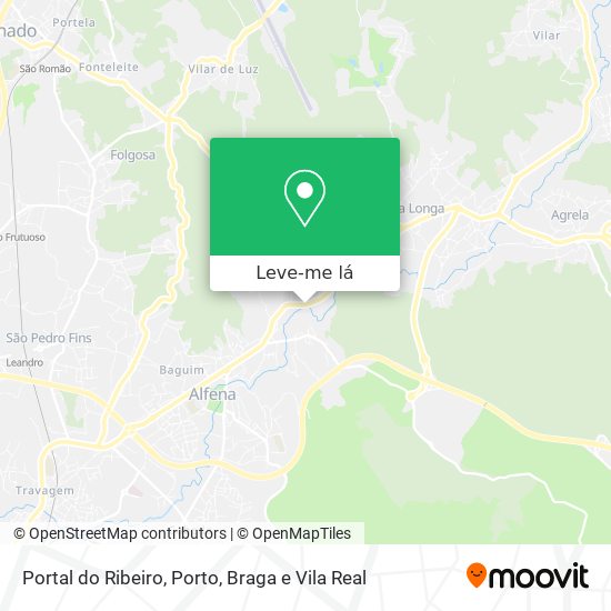 Portal do Ribeiro mapa