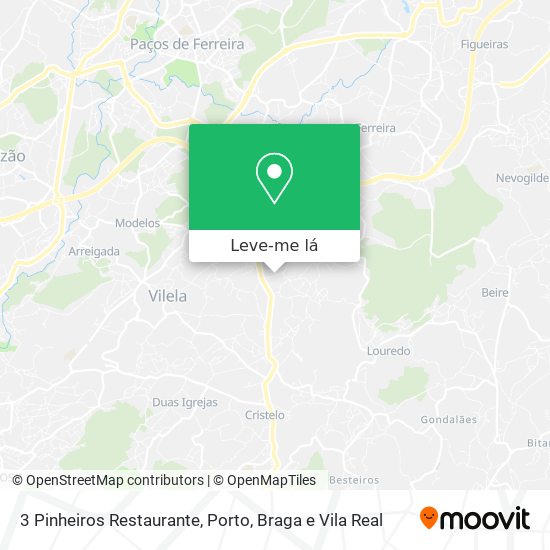 3 Pinheiros Restaurante mapa