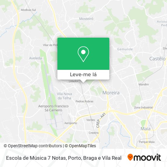 Escola de Música 7 Notas mapa