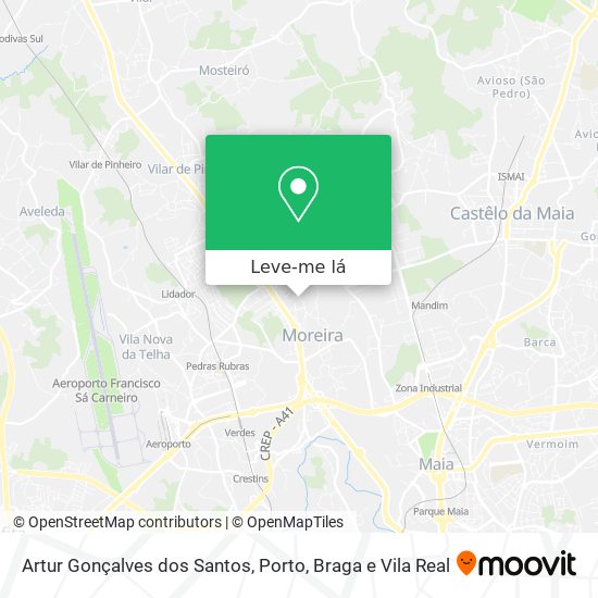 Artur Gonçalves dos Santos mapa