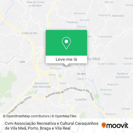 Cvm-Associação Recreativa e Cultural Cavaquinhos de Vila Meã mapa