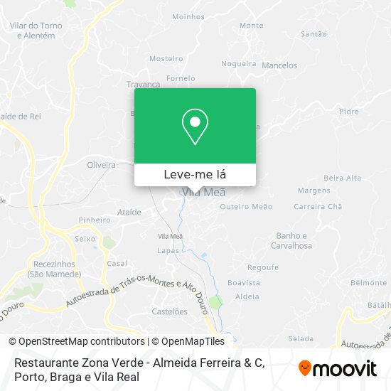 Restaurante Zona Verde - Almeida Ferreira & C mapa