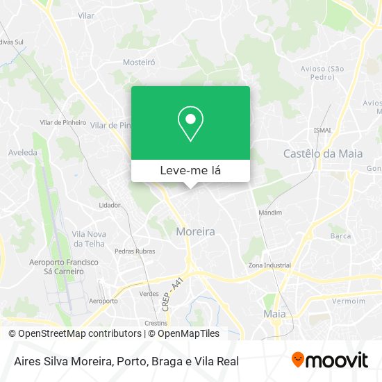 Aires Silva Moreira mapa