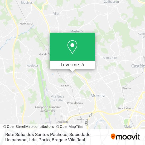 Rute Sofia dos Santos Pacheco, Sociedade Unipessoal, Lda mapa