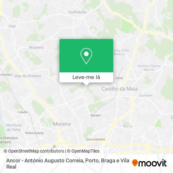 Ancor - António Augusto Correia mapa