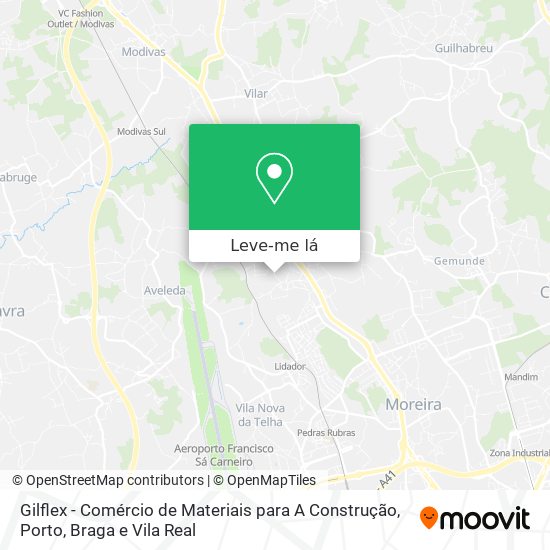 Gilflex - Comércio de Materiais para A Construção mapa
