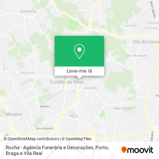 Rocha - Agência Funerária e Decorações mapa
