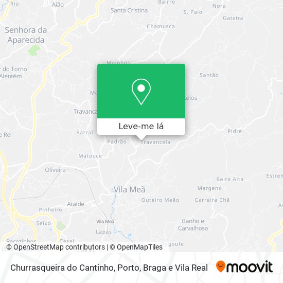 Churrasqueira do Cantinho mapa