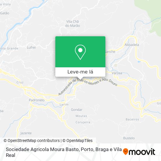 Sociedade Agricola Moura Basto mapa