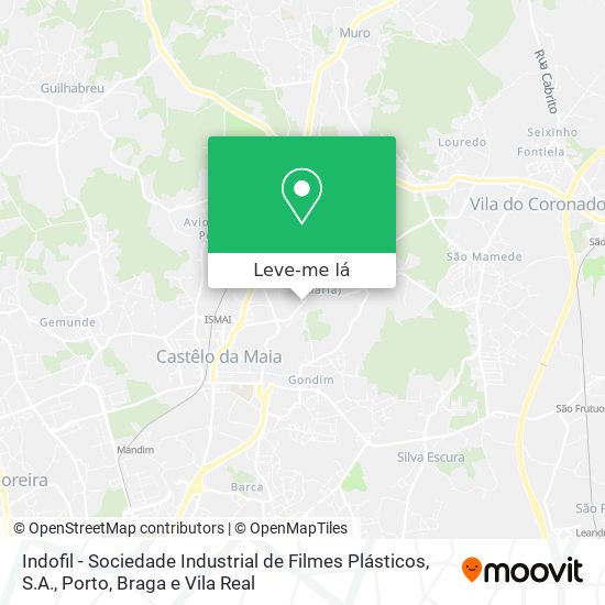 Indofil - Sociedade Industrial de Filmes Plásticos, S.A. mapa