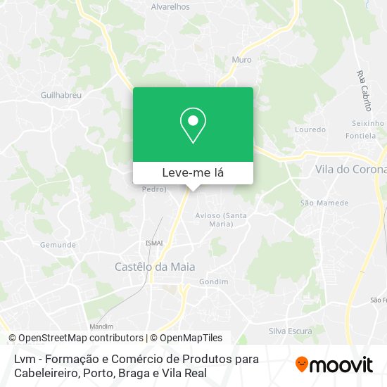 Lvm - Formação e Comércio de Produtos para Cabeleireiro mapa