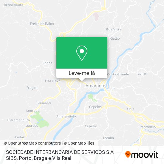 SOCIEDADE INTERBANCARIA DE SERVICOS S A SIBS mapa