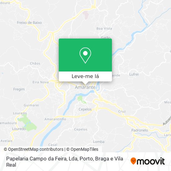 Papelaria Campo da Feira, Lda mapa