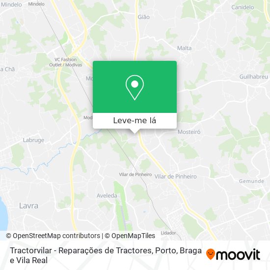 Tractorvilar - Reparações de Tractores mapa