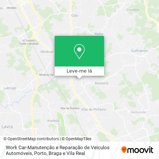 Work Car-Manutenção e Reparação de Veículos Automóveis mapa