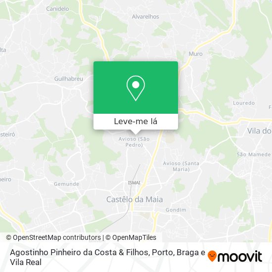 Agostinho Pinheiro da Costa & Filhos mapa