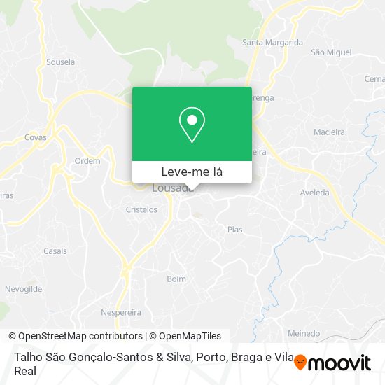 Talho São Gonçalo-Santos & Silva mapa
