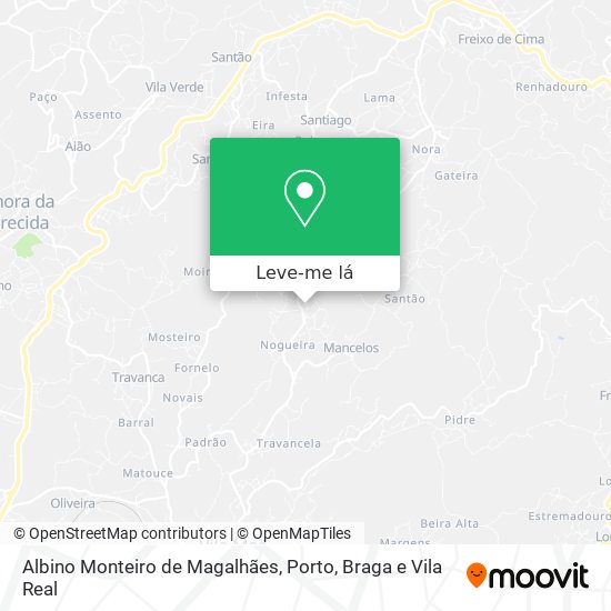 Albino Monteiro de Magalhães mapa