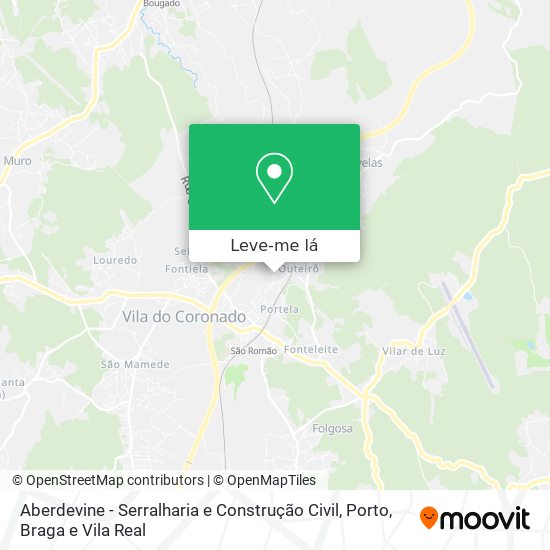 Aberdevine - Serralharia e Construção Civil mapa