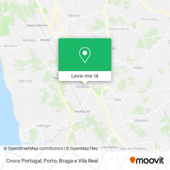 Crocs Portugal mapa