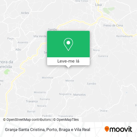 Granja-Santa Cristina mapa