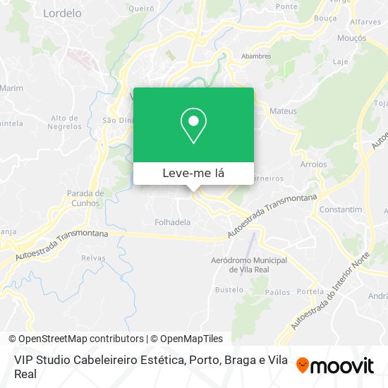 VIP Studio Cabeleireiro Estética mapa