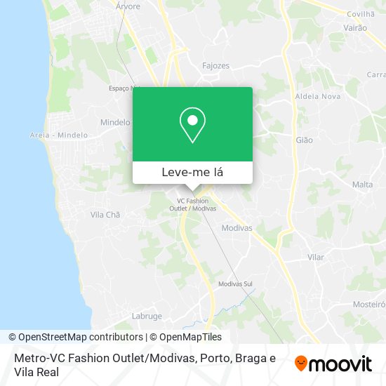 Metro-VC Fashion Outlet / Modivas mapa