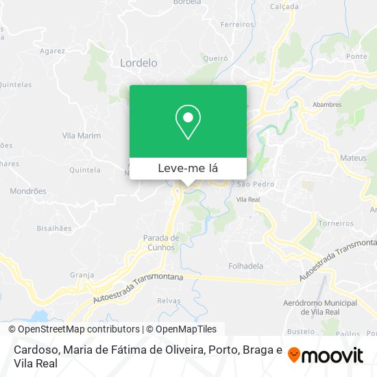Cardoso, Maria de Fátima de Oliveira mapa