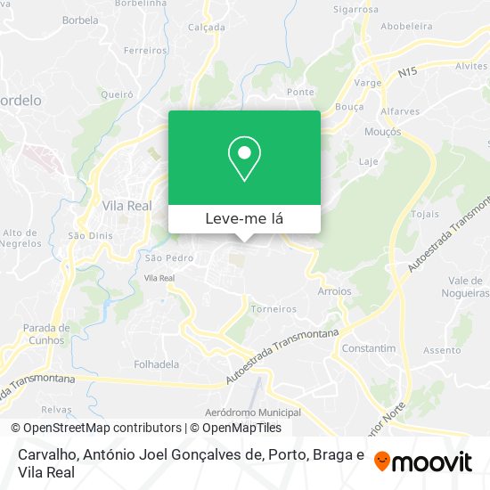Carvalho, António Joel Gonçalves de mapa