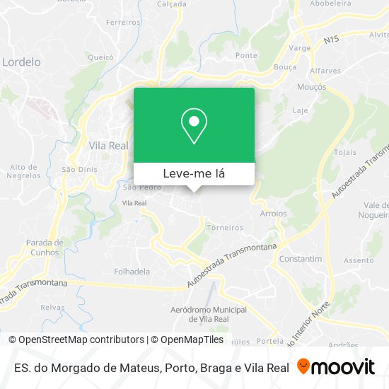 ES. do Morgado de Mateus mapa