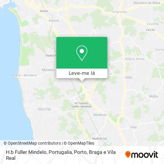 H.b Fuller Mindelo, Portugalia mapa