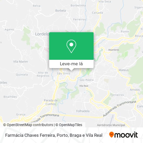 Farmácia Chaves Ferreira mapa